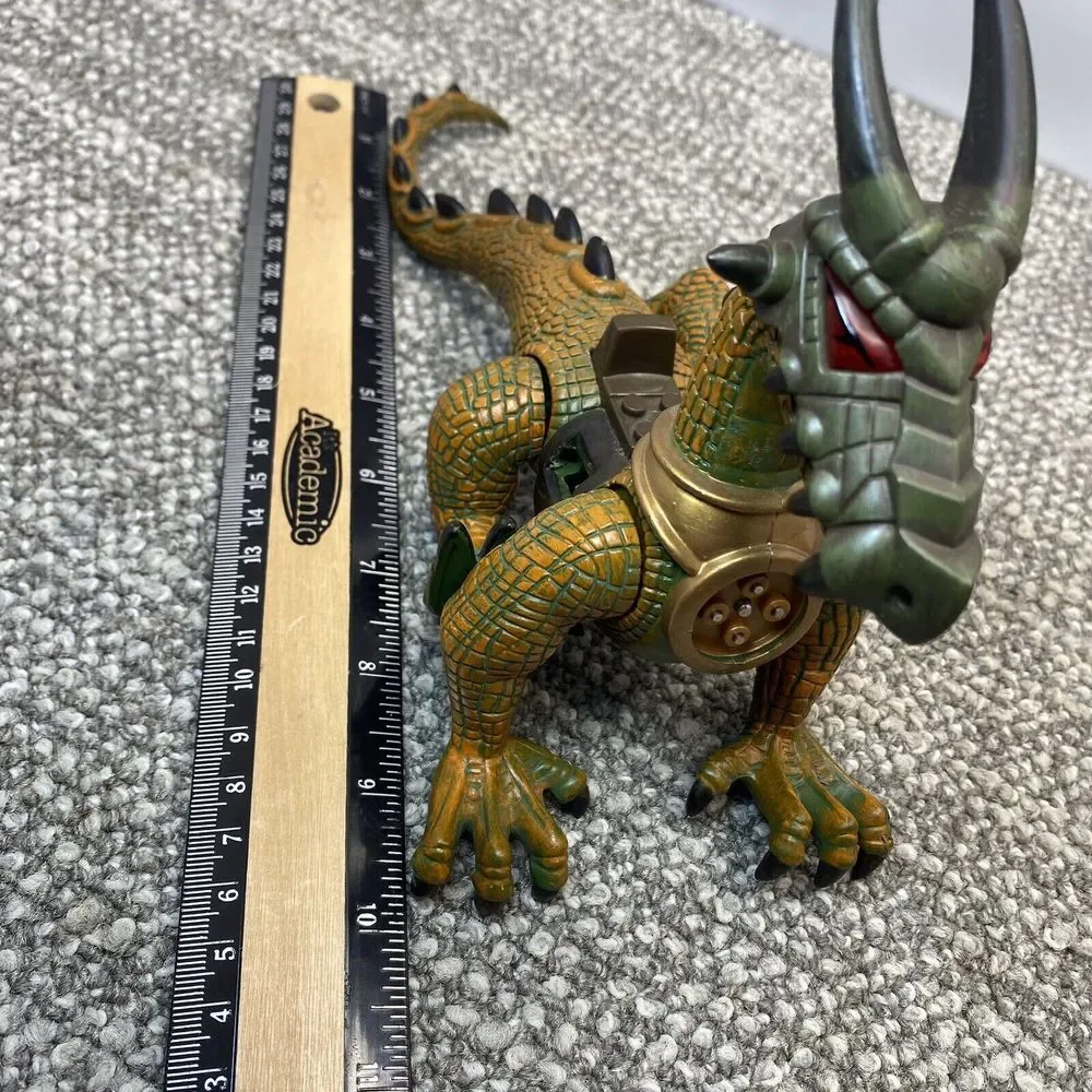 Mega Blox Krystal Wars Dragon W Crystal Green Gold Excellent Cond‎ H18